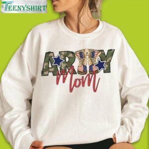 Army Mom T-Shirt – New Military Mom Gift Tee