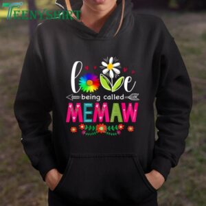 Cute Mothers Day Shirt I Love Being Called Memaw Design for Cat Moms 2
