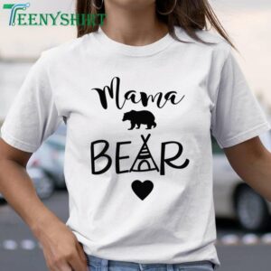 FAMILY 365 Mama Bear T Shirt A Perfect Gift for Moms on Mothers Day 1