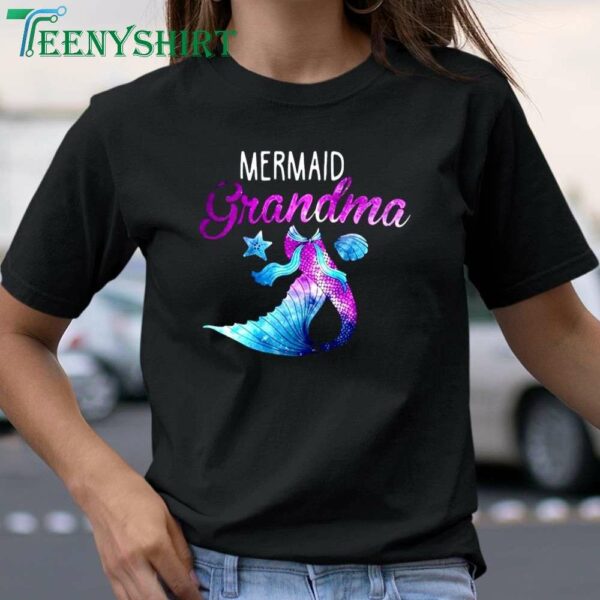 Fun and Playful T Shirt for Mermaid Loving Moms and Grandmas 1