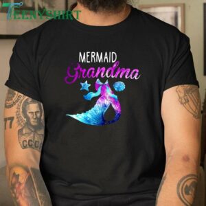 Fun and Playful T Shirt for Mermaid Loving Moms and Grandmas 3