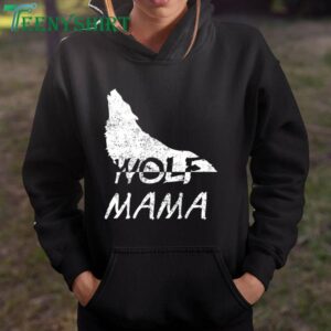 Funny Wolf Mama Mothers Day Shirt for Moms 2